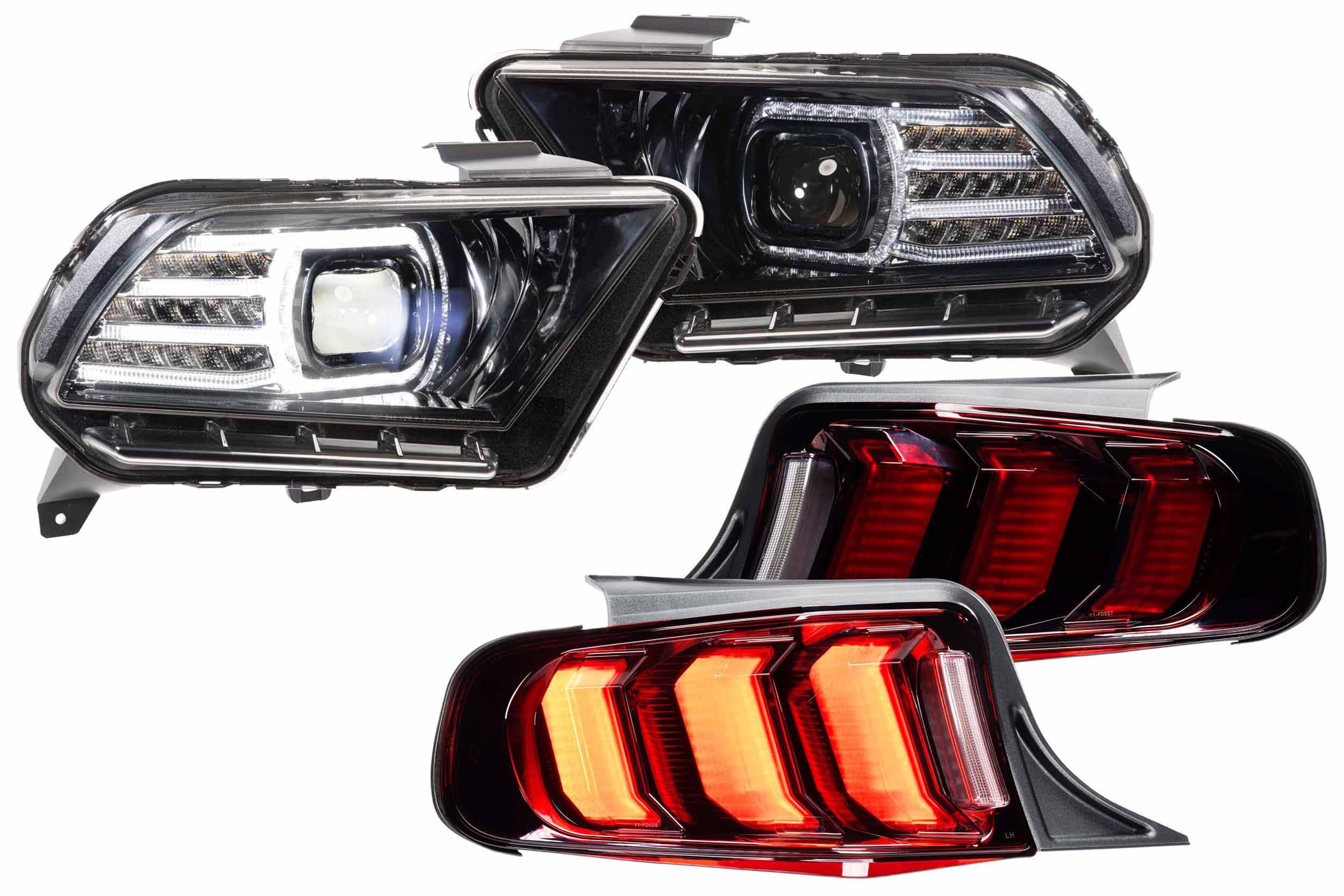 Ford Mustang (10-12) Headlight & Tail Light Combo
